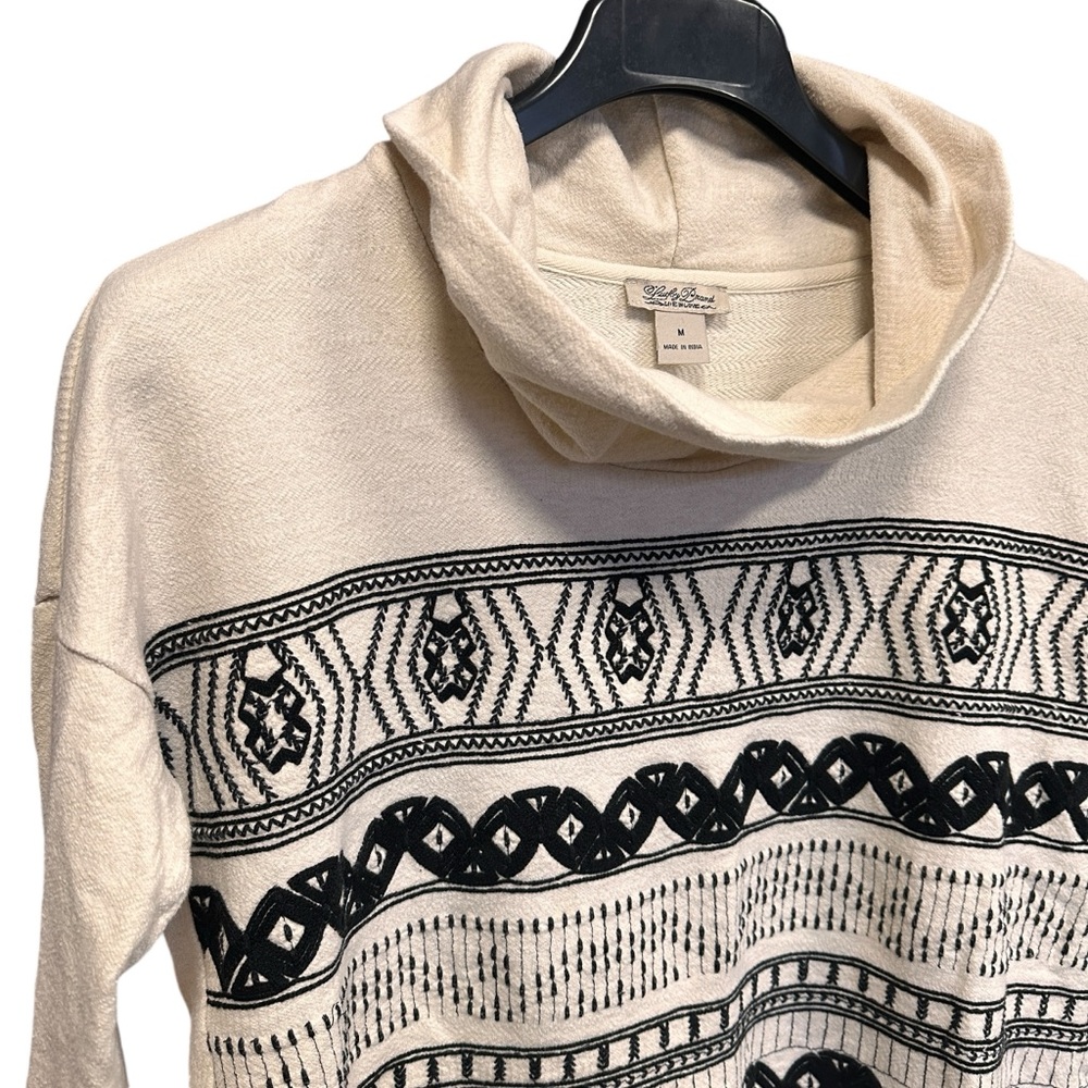 Lucky Brand Elbow Sleeve Beach Sweater M